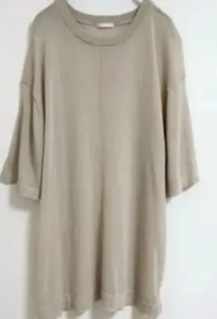 タグ付き未使用　 （GU） シアーオーバーサイズセーター