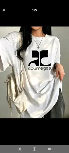 courrèges 半袖Tシャツ ホワイト
