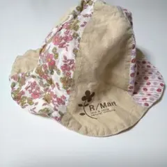 R/Mart 花柄ドット ベビー帽子