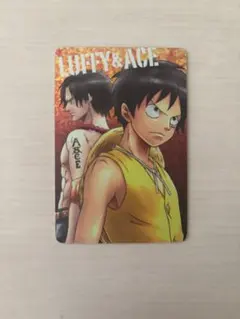 ONE PIECE キャラメル ポップコーン ルフィ＆エース カード 021 - メルカリ