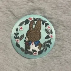 くまのがっこう 刺繍缶バッジ