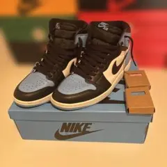 エアジョーダン1 ユニバーシティーブルー 箱あり シューレース付き 28cm