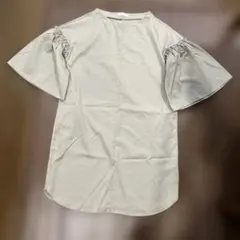 新品chocol raffine robeベージュ チュニック 7分袖