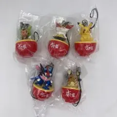 ★ポケモン　すき家　すきすきセット　ポケモン　どんぶりキーホルダー　全5種のサムネイル