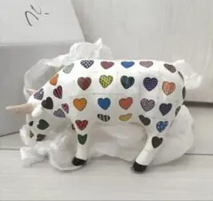 カウパレード 牛 置物 ハート柄 CowParade 牛 置物 ハート柄 - メルカリ