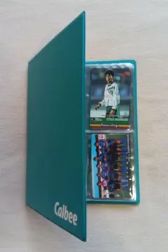 カルビー Jリーグチップス選手カードまとめ売り （カード31枚＋カードホルダー）