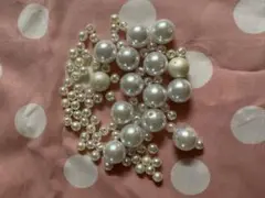 ホワイトパール ビーズセット