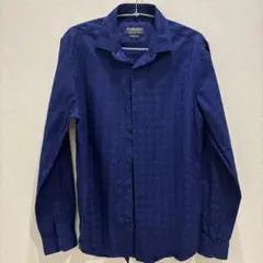 ZARA MAN ネイビー スリムフィット シャツ