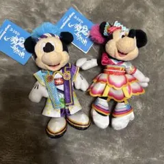 ミッキー　ミニーぬいぐるみ