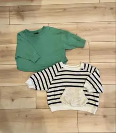 長袖トレーナー2枚セット