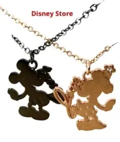 ディズニーストア　新品　ペア　ネックレス　ミッキー　ミニー