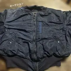 US AIR FORCE MA-1 B-15DフライトジャケットネイビーMサイズ