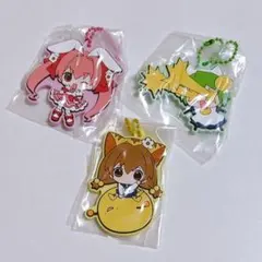 デ・ジ・キャラット でじこ うさだ ぷちこ ラバスト キーホルダー