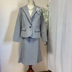 美品　15号　大きいサイズ　セレモニースーツ　上下セット　クリーニング済み