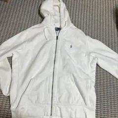 Polo by Ralph Lauren フルジッパーパーカー XXL ホワイト