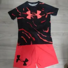 アンダーアーマーUnder Armour 迷彩柄Tシャツ,パンツYLG150