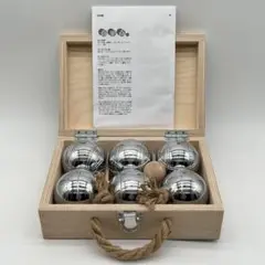 IKEA イケア SOLBLEKT ペタンクボール 6個セット ケース 取説付