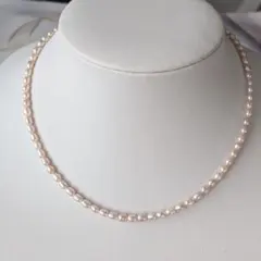 真珠ネックレス　ベビーパール　淡水真珠　華奢　s925 デイリー　冠婚葬祭　新品