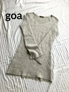 【新品未使用】ゴア　00's 90's y2k goa モヘアニットカットソー