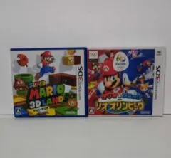3DS スーパーマリオ3Dランド・マリオ&ソニックATリオオリンピック 2本