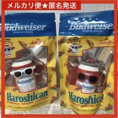 BudweiserバドワイザーHaroshican★サングラス付缶型キーホルダー