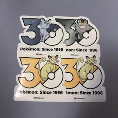 ポケモン 30周年 ロゴステッカー 韓国