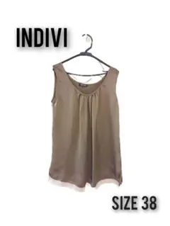 ⭐送料込⭐ INDIVI ノースリーブ　サイズ38 タンクトップ　ワールドのサムネイル