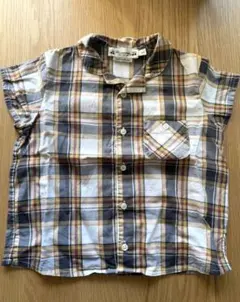 【美品】Bonpoint チェック柄シャツ