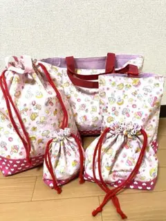 レッスンバッグセット　きのこ