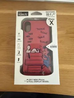 iPhone X カバー　スヌーピー