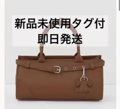 darich ダーリッチ ベルトデザインロングハンドバッグ ブラウン - メルカリ