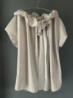 FRAY I.D オフショルダーブラウス フレイアイディー 白 シャツ 長袖