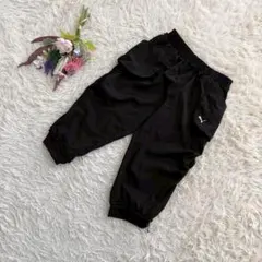 『PUMA』プーマ　トレーニングパンツ　カーゴパンツ　七分丈　リボン　ロゴ　M