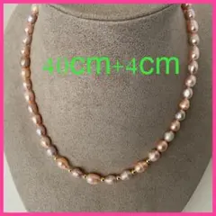 【淡水本真珠★パールネックレス★ハンドメイド★ファッション★デザイン★ネックレス