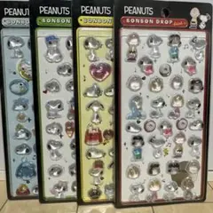 スヌーピー シール ボンボンドロップシール 4枚セット