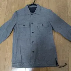 チェック柄 リバーシブル長袖ジャケット