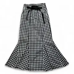 新品未使用　DINARD RAP TIS ギンガムチェックマーメイドスカート