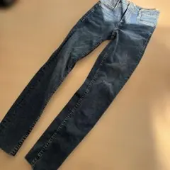 新品　ZARA ザラ　スキニー　デニム　ダメージ　34 58 ストレッチ