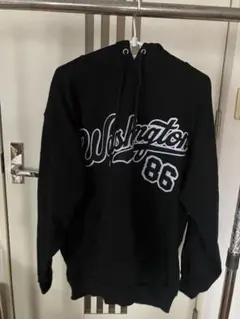 パーカー　フーディー　ワシントン　86 黒