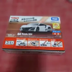 廃盤 希少 トミカ4D ホンダ NSX カジノホワイト・パール