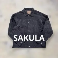 ダークグレー コーデュロイ ジャケット　SAKULA
