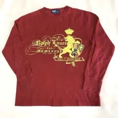 POLO Ralph Lauren 長袖Tシャツ 赤　サイズ140㎝