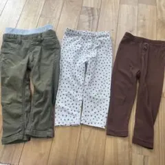 ベビーボトムス 3点セット