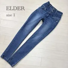 ELDER FIXハイウエストデニムパンツ スキニーデニム　ストレッチ　1
