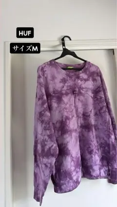 HUF パープル タイダイ スウェット Mのサムネイル
