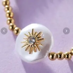ear PAPILLONNER 未使用ブレスレット パールチャームのサムネイル
