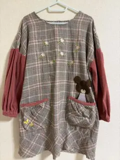 くまのがっこう　エプロン　スモック