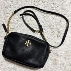 ✨極美品✨トリーバーチ ハンドバッグ カメラバッグ ブラック シボ革