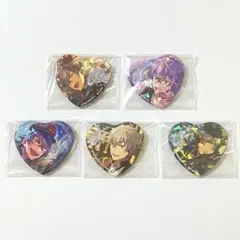 【難あり】あんさんぶるスターズ　大神晃牙　とるパカ！～ハート型缶バッジ～