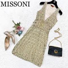 MISSONI ミッソーニ ワンピース ニット ドレス ラメ スパンコール 38のサムネイル